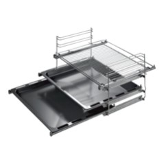 Siemens HZ438301 3-Stage Telescopic Rail - Enhance Your Kitchen Storage with Premium Quality and Efficiency!